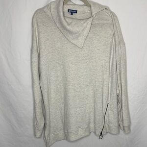 Democracy Women's Cream Turtleneck Sweater